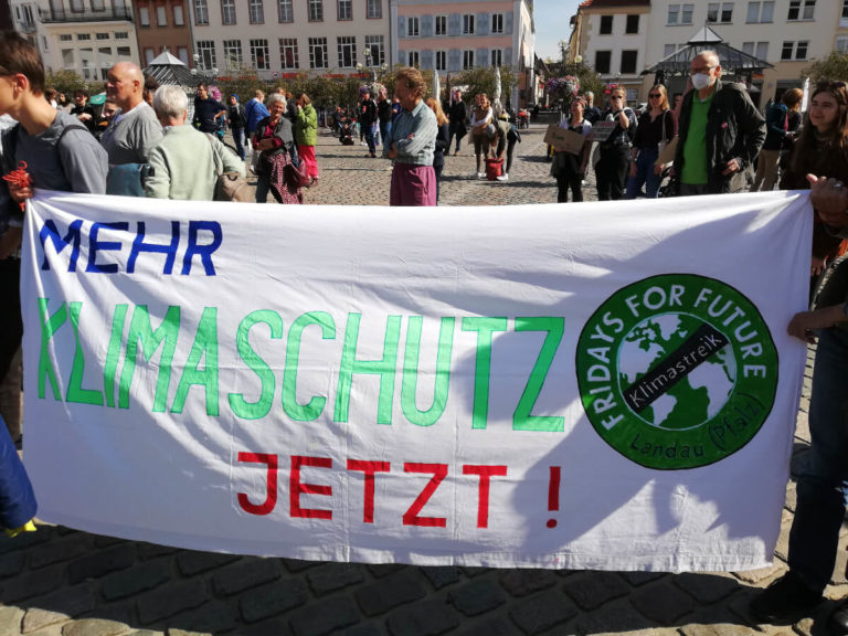 Klimastreik am 23.09.2022 in Landau – Rückblick