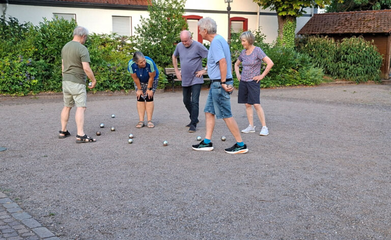 Das war der Bouleabend im Sommer